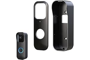 GRESUR Adhesive Blink Doorbell Mount, Applicable to Blink Doorbell Camera, No Drilling Door Mount, Easy Installation, Accessories for Blink Home Security System, Black…