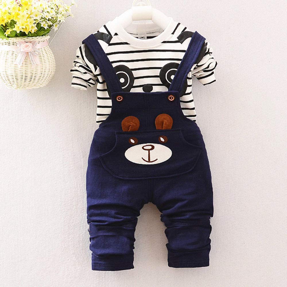 white dungarees baby boy