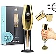 Electric Smart Herb and Spice Grinder - Gold OTTO by Banana Bros with Carrying Case and Pollen Catcher