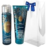 Bath & Body Works PRINCESS COLLECTION Fine Fragrance Mist & Ultimate Hydration Body Cream 2-piece Gift Set with a Bow for Holidays - Full Size – Limited Edition (Jasmine)