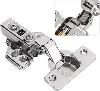 Montaje de bisagras ocultas, gabinete con marco frontal, placa de