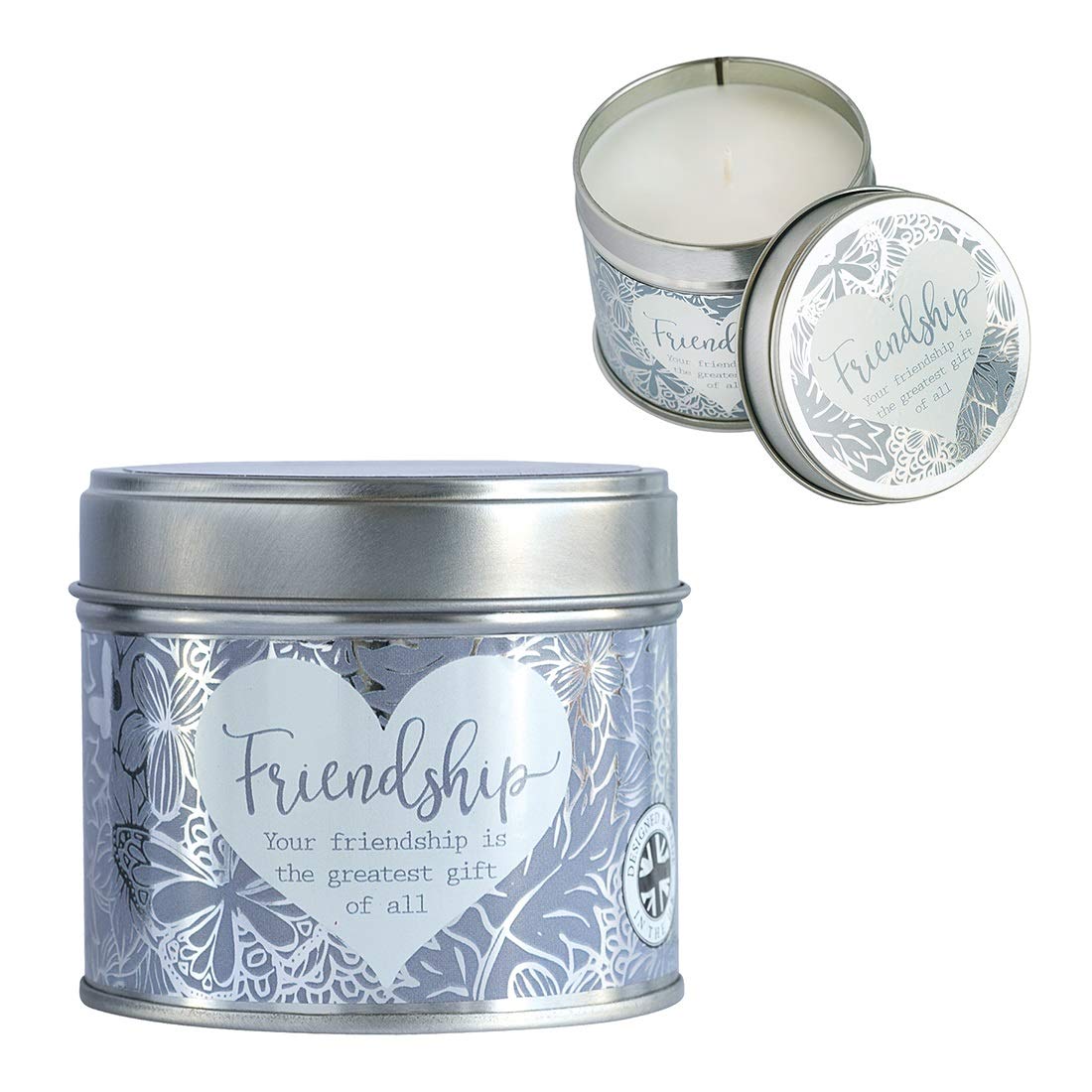 Arora Said with Sentiment-Candle in A Tin Friendship, Multicolour, One Size, 7353