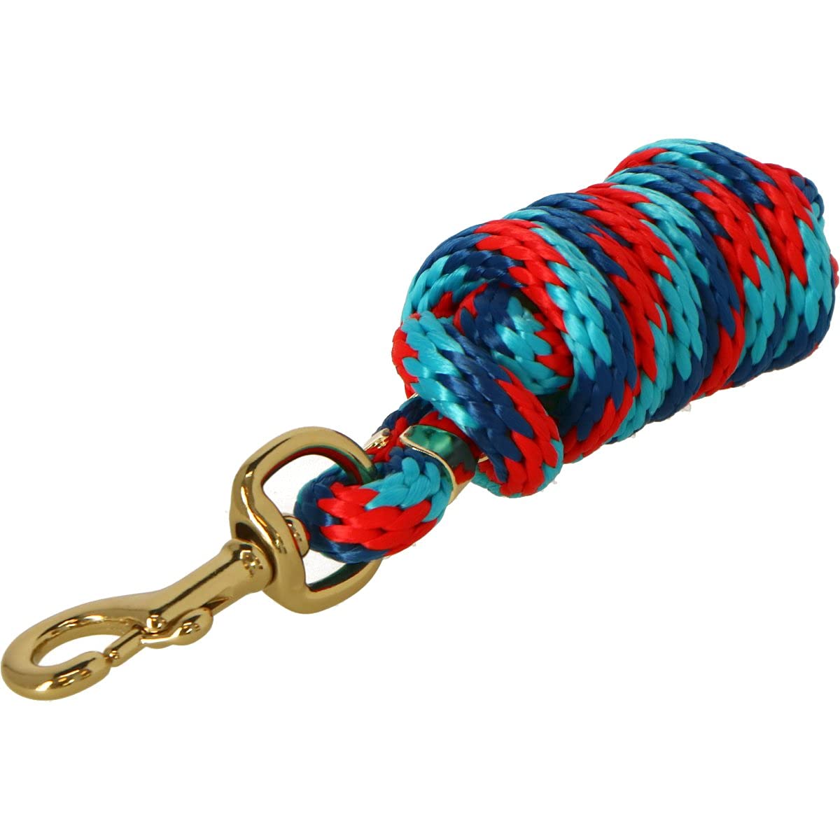 Shires Topaz 1.8m Lead Rope Navy/Red/Turquoise