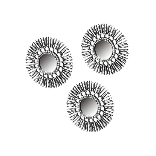 Dream Hogar Juego De 3 Espejos De Pared Decorativos Formas