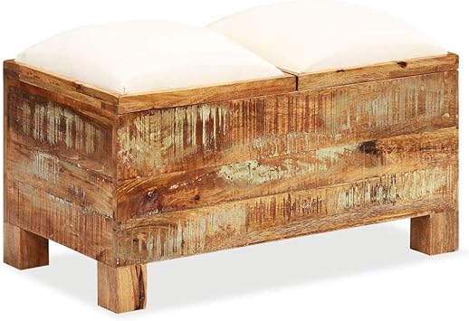 Festnight Sitzbank mit Stauraum Sitztruhe Bank Aufbewahrungsbank aus