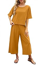 Nfsion Summer Cotton Linen Sets for Women 2