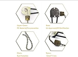 Ceiling Fan Light Switch Zing Ear Pull Chain ZE-109