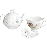 Lenox 6083927 Butterfly Meadow Teapot with Lid, White