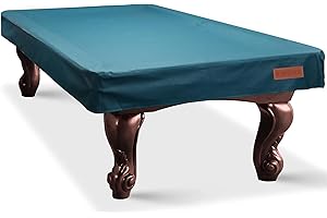 K-Musculo Pool Table Cover, Heavy Duty Leatherette Billiard Table Cover, Waterproof and Tearproof, 6.5/7/ 7.5/8/ 8.5/9 Feet F