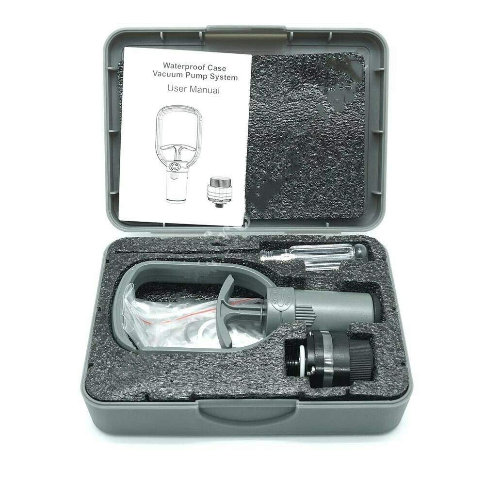 SeaFrogs Vacuum Pump VPS-100 Pre-Dive Vacuum Leak Check System for Seafrogs Meikon Underwater Camera Housings Case with Vacuum Pump System Design