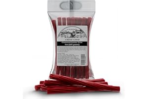 NOT JUST GOOD, IT'S AMISH GOOD Amish Good Gourmet Licorice Twist Candy - Premium Sweet & Chewy Treat, Cinnamon Jumbo Licorice Twist Perfect Snack Under 100 Calories (2 Pack)