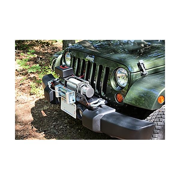 WARN 26502 M8000 Series Electric 12V Winch with Steel Cable Wire Rope
