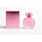 Women's Perfume, Raspberry, Jasmine and Vanilla Scents, Pink Glass Bottle Luxurious Eau de Parfum for Women, 50ml 1.7 FL OZ