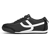 LUCKY STEP Women's Retro Fashion Sneakers Thin Sole Casual Walking Lightweight Tennis Trainers Running Gym Workout Classic Comfortable Athletic Shoes