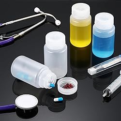 Zhehao 30 Pcs 4 oz Sample Bottle with Cap Wide