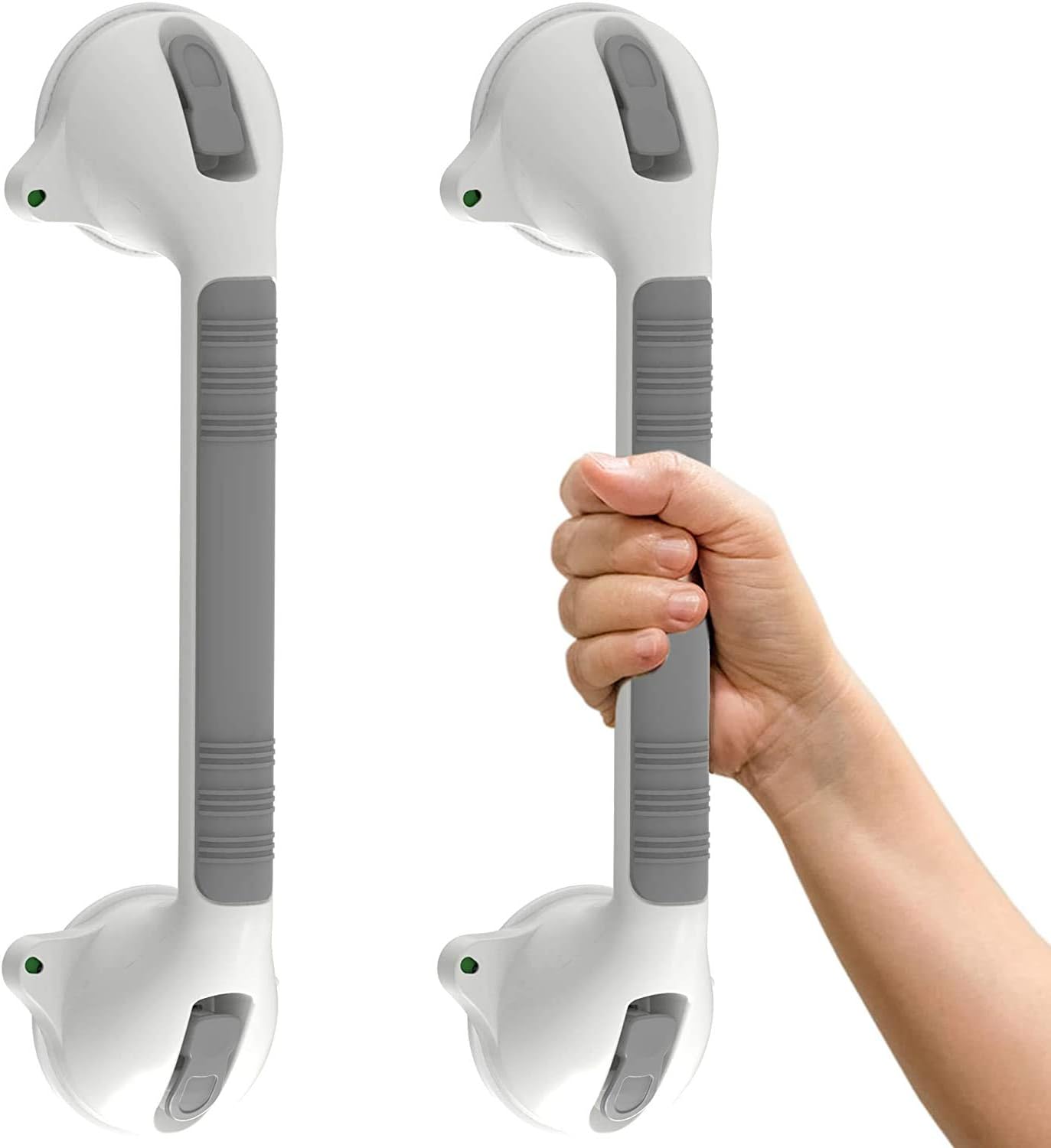 thumbnail image 2 of 2 Pack Bathroom Safety Grab Bars - Strong Suction Handles For Shower & Tub, 250LB Capacity, For Elderly, Disabled, Or Injury Recovery 2 of 5