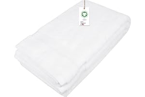 Delara 100% Organic Cotton Towels 650 GSM Plush Feather Touch Quick Dry Bath Sheet, GOTS Certified, Oeko-Tex Green Certified, Organic Cotton Bath Sheet, 36"X70"