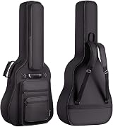 CAHAYA CY0181 Guitar Bag 40/41 Inch 10mm Padded 6 Front Pockets Waterproof view 1