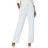 BCBGMAXAZRIA Women's Straight Leg Functional Pocket Zipper Pants