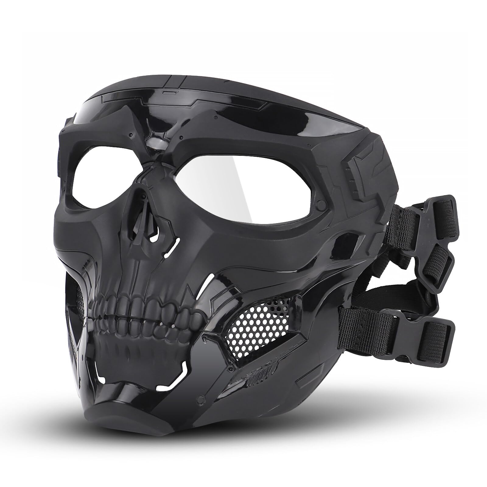 Yzpacc Airsoft Tactical Mask Full Face Mask for Halloween Cosplay Costume