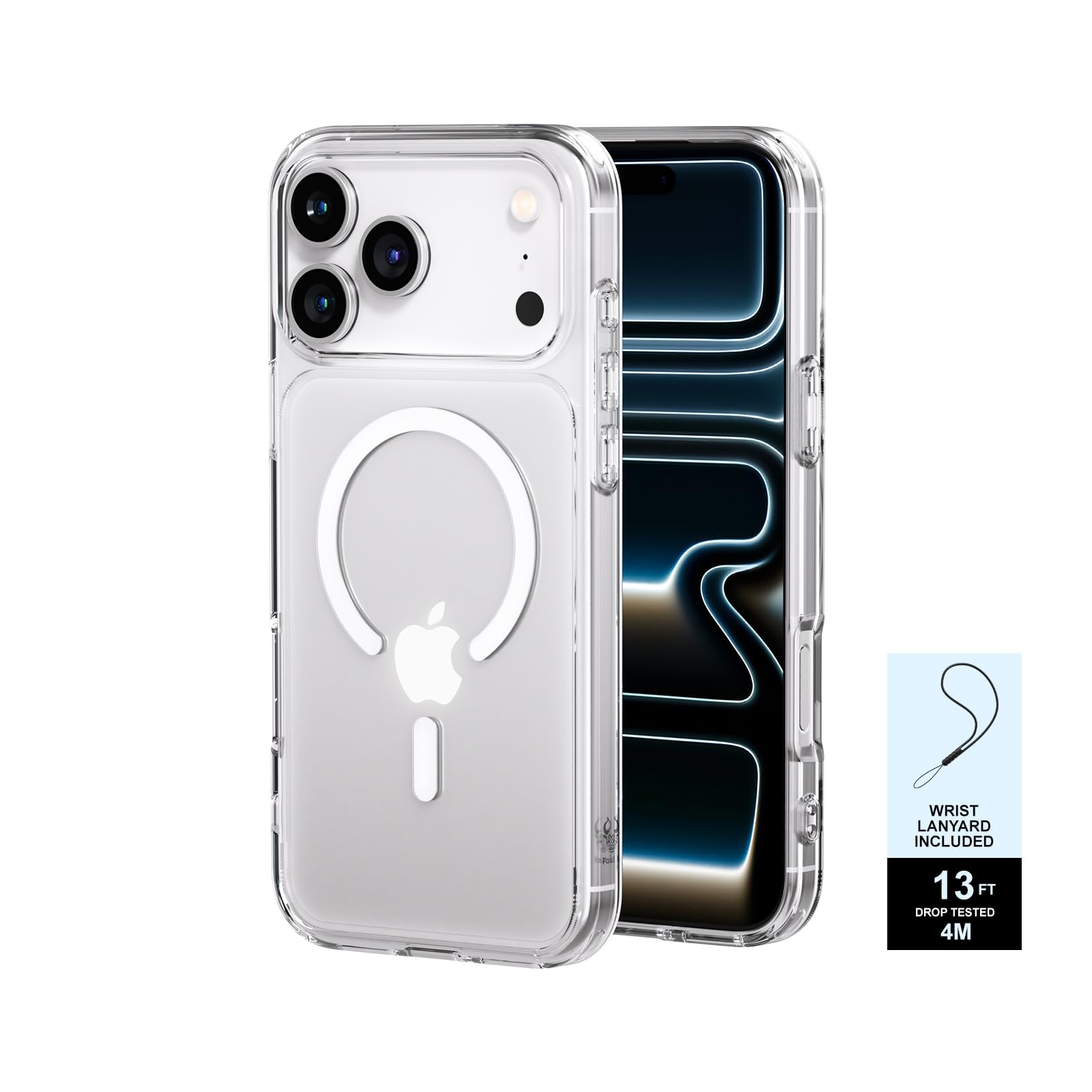 Photo 1 of PAUL B for 2025 iPhone 17 Pro Max Case (Compatible with MagSafe) Military Grade Drop Protection(Drop Tested up to 13FT) Anti Yellowing|Magnetic Rugged Shockproof Phone Cover (Clear, iPhone 17 Pro Max)