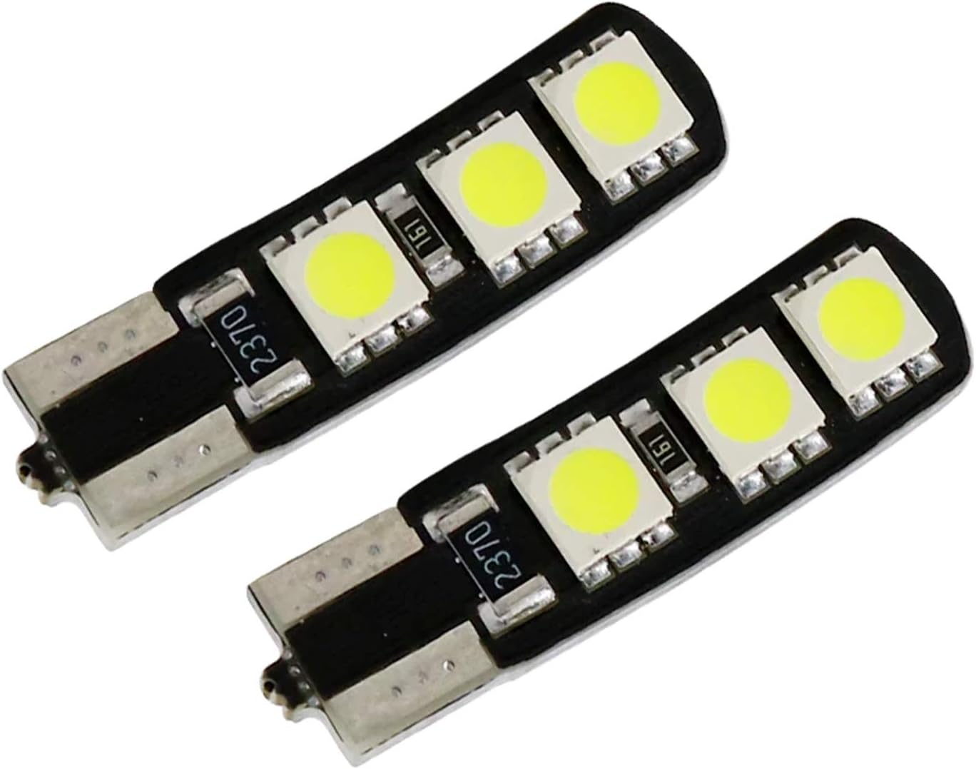 ARH Auto Accessories 6 SMD T10 | W5W | 501 CANBUS Sidelight Bulbs | 12 V | 5 W | Pack of 2