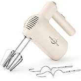 Hand Mixer Electric Handheld, 5-Speed Electric Hand Mixer With Stainless Steel Beaters, Dough Hooks, Lightweight Hand Mixer, Westcookaid Turbo Ultra Power+ Eject Button For Cakes Eggs