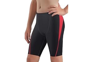 MIVEI Boys Swim Jammers - Youth Competitive Swim Racing Team Swimming Shorts Swimsuit Trunks Bathing Suit Quick Dry UPF 50+