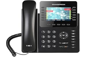 Grandstream GXP2170 IP Phone | 12 Lines, 6 SIP Accounts | 4.3-Inch Color Display | Dual-Port Gigabit Ethernet with Integrated PoE
