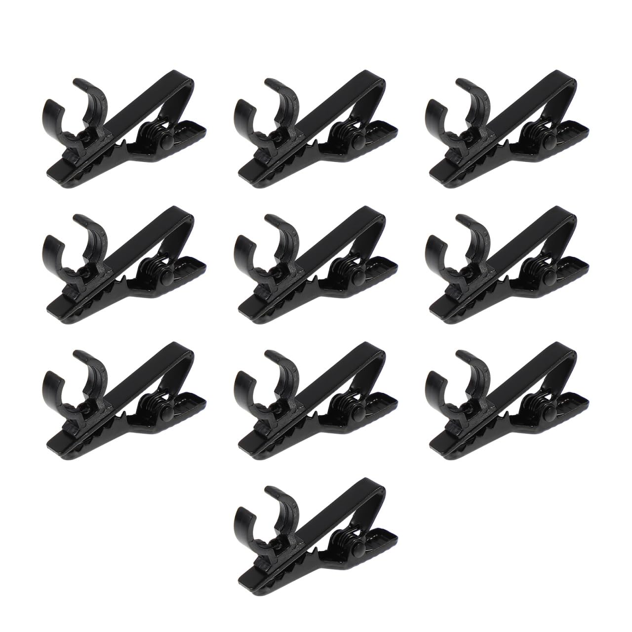 Photo 1 of 10pcs Lavalier Parts mic clip on mic clip Lavalier Clips mic collar clip mini mini mics Mic Holder Clip set lapel iron
