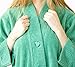 Bath & Robes Women's Chenille Robe Button Front 100% Cotton Bathrobe