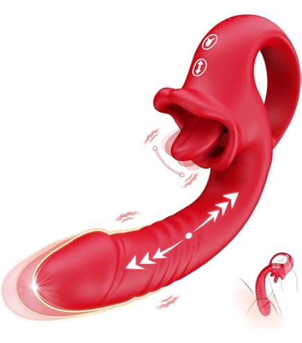 Amazon.com: Sex Toys Realistic Tongue Vibrator for Women  10 Licking  Clitoral & 10 Swing Vibration Modes, Rose Toy Thrusting Vibrators Dildo,  Adult Toy Stimulator Pleasure Tools for Female Couples Games :