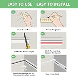 MUDEELA Cable Trunking Kit 3.2m White 8x L400mm W30mm H17mm Concealer view 4