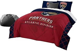NORTHWEST Officially Licensed NHL Twin or Full/Queen Comforter and Sham Set