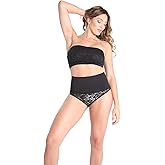 SlimMe High-Waisted Lace Seamless Shaping Panties