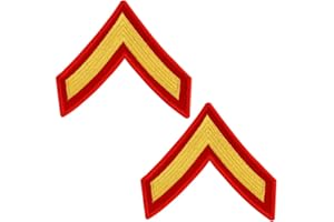 MEDALS OF AMERICA EST. 1976 United States Marine Corps USMC Chevron Gold PFC Private 1st Class Male