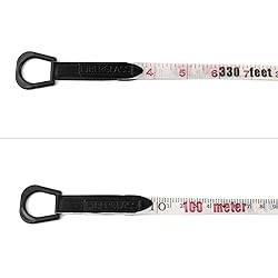QWORK Tape Measure, 1/2" x 330' Open Reel Dual