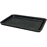 Baking Pan. Non-Stick Coated Layer Surface, Thicker Carbon Steel Baking Sheet for Oven, Nonstick Cooking Tray Great for Food Preparation, Serving, Pastry Dessert Baking