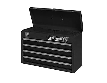 Craftsman 4 Drawer Metal Portable Chest Black Wrinkle Amazon In