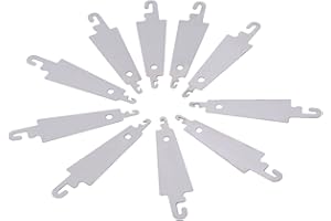 Mtsooning 10PCS Stainless Steel Hook Needle Threader, Embroidery Cross Stitch Needle-Threading, Hand Machine Sewing DIY Tool 