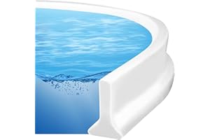 Shower Water Guard - 79 Inch Self-Adhesive Threshold Dam, Flexible Splash Barrier for Bathtub & Wet Rooms, Easy to Cut White 
