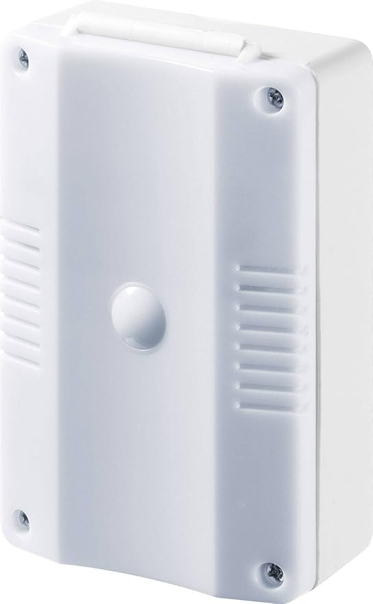 GEV Dämmerungsschalter mit Funkuhr Aurora LCT 865, 230 V, Weiss