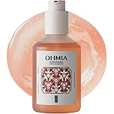 OHMIA Korean Red Bean Body Wash - Hydrating Exfoliating Shower Gel with Peptides & Hyaluronic Acid for Smooth Sensitive Skin Women & Men - Vegan & Cruelty-Free - 8.45 fl oz