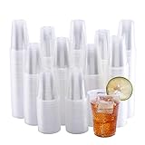 500 Pack 7 OZ Clear Plastic Cups, Clear Plastic