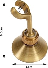 EMSea Brass Shower Head Holder Wall Mount One Hole Adjustable 9.5x6.5cm view 4