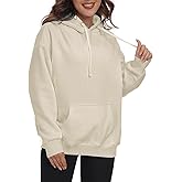 Womens Oversized Sweatshirts Fleece Long Sleeve Hoodies Pullover 2025 Fall Winter Fashion Outfits Y2K Clothes