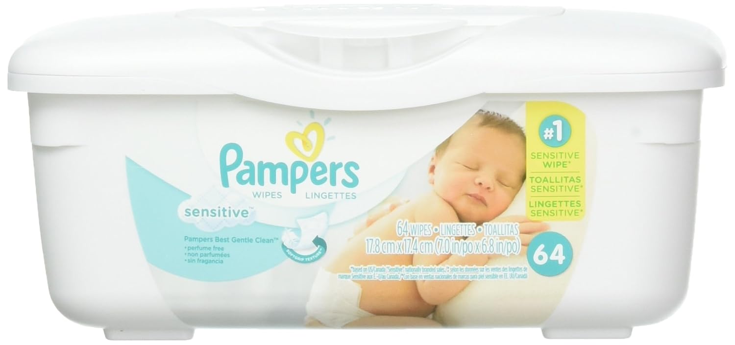 pampers sensitive wipes tub
