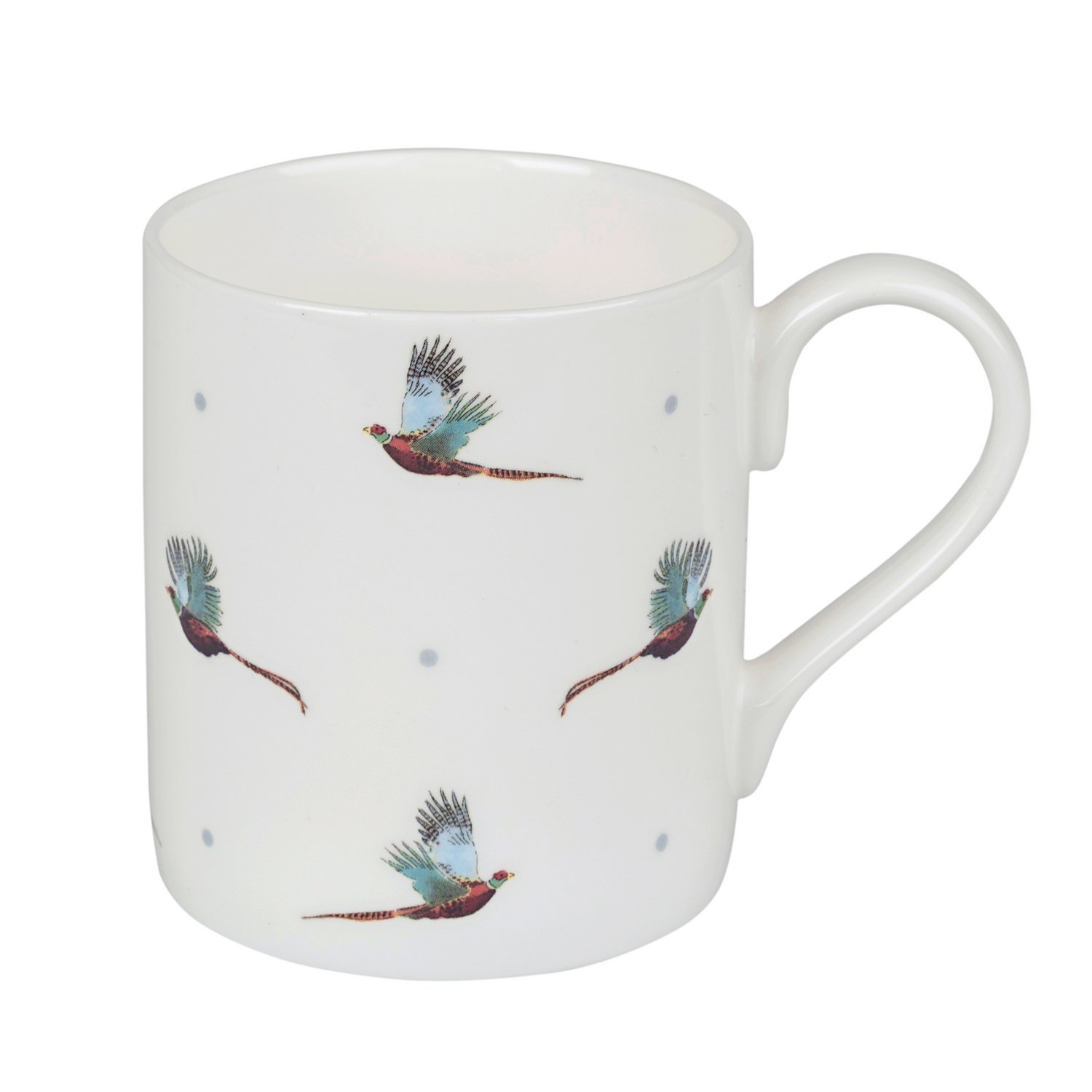 Sophie Allport Flying Pheasant (White) Mug Large Amazon.co.uk