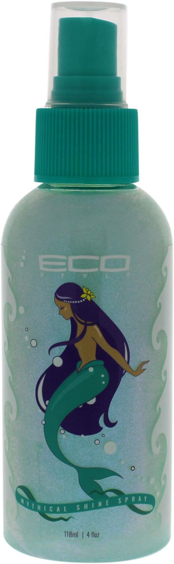 Eco Style ECOCO Eco Mythical Shine Hairspray-For Tempting Tresses With Beachy Waves-Argan Oil And Cupuacu Butter Oil Delivers Moisture To Hydrate Locks-Keeps Hair Healthy And Shiny-Siren Shimmer-4 Oz