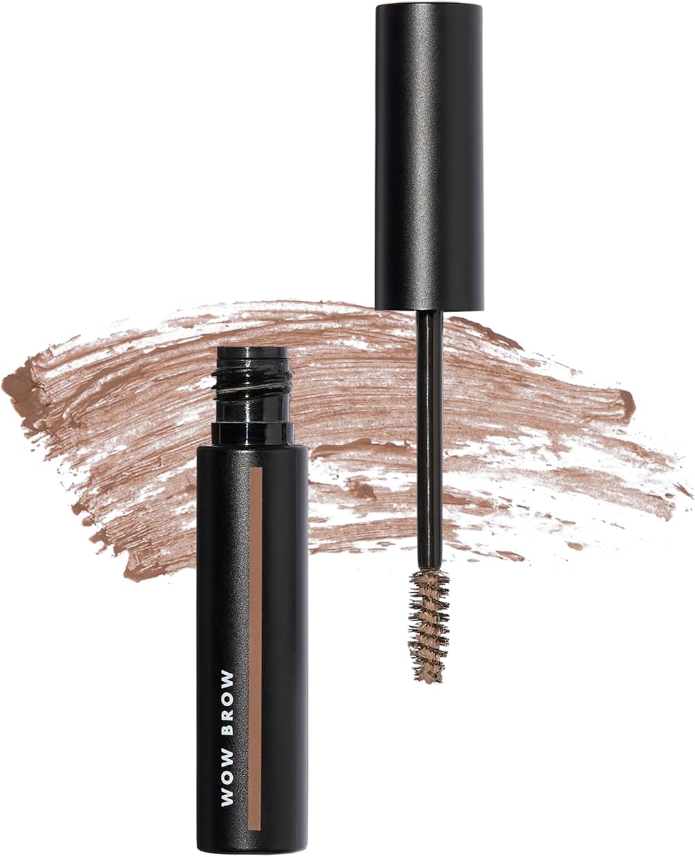 e.l.f. Wow Brow Gel Taupe Volumizing Buildable Wax-Gel 3.5g Fiber-Infused